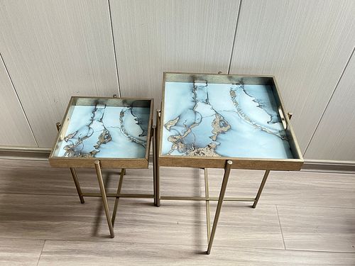 53/45CM SET 2 SQUARE TABLE
