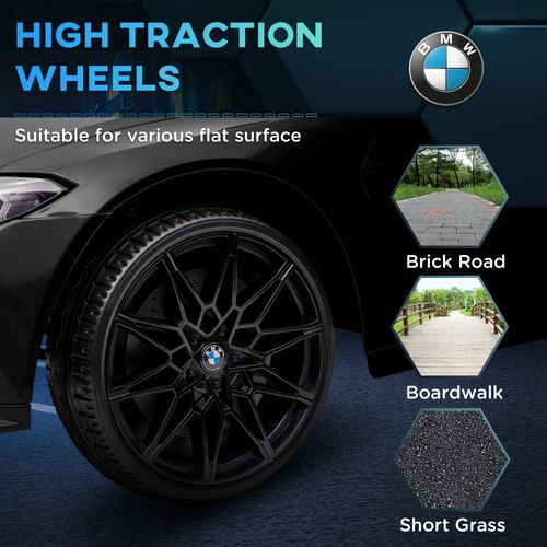 AIYAPLAY 12V BMW M4 Licensed Kids Electric Car w/ Remote, Suspension