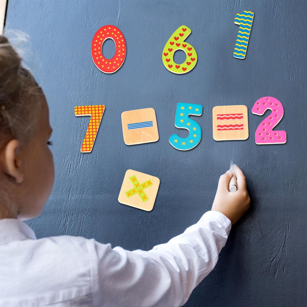 SOKA Magnetic Numbers (60 pcs): Fun, Colorful, Educational Toy!