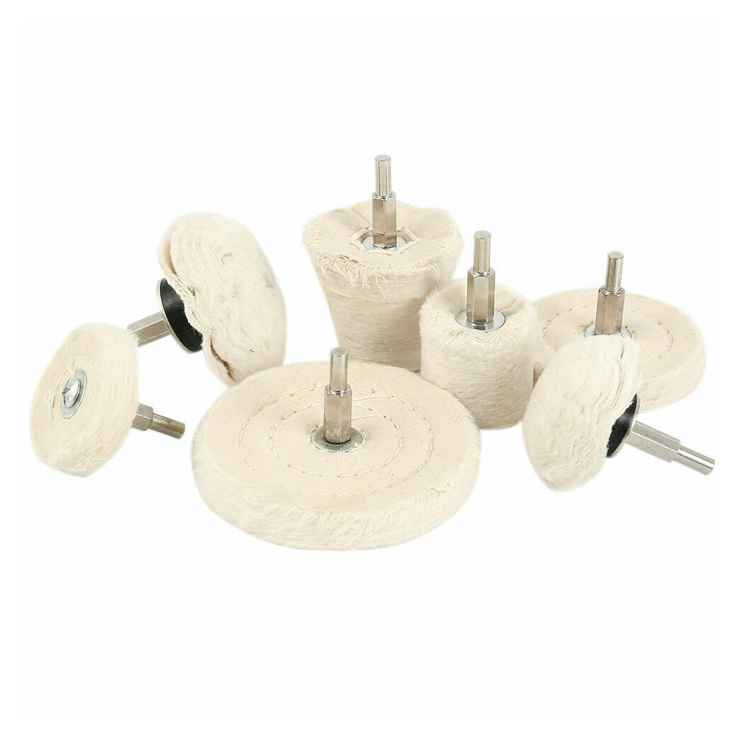 Polishing Buffing Pads Mop Wheel Buffer Pad Drill Kit for Car Polisher 7Pcs Set