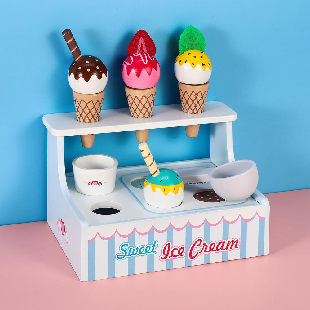 SOKA Mini Ice Cream Shop 0000477 – Colorful, Educational Playset