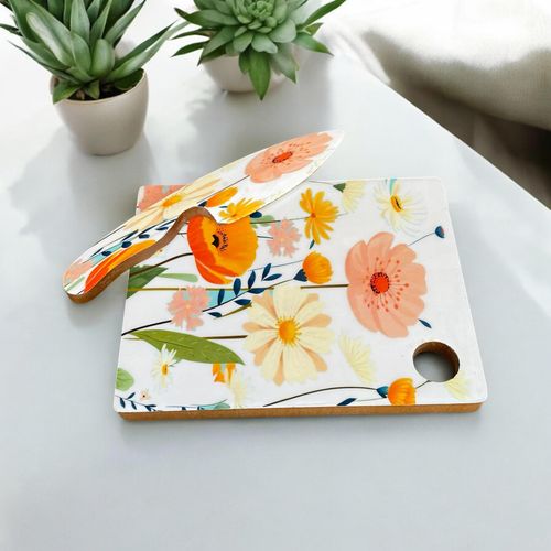 28CM CHOPPING BOARD WITH KNIFE