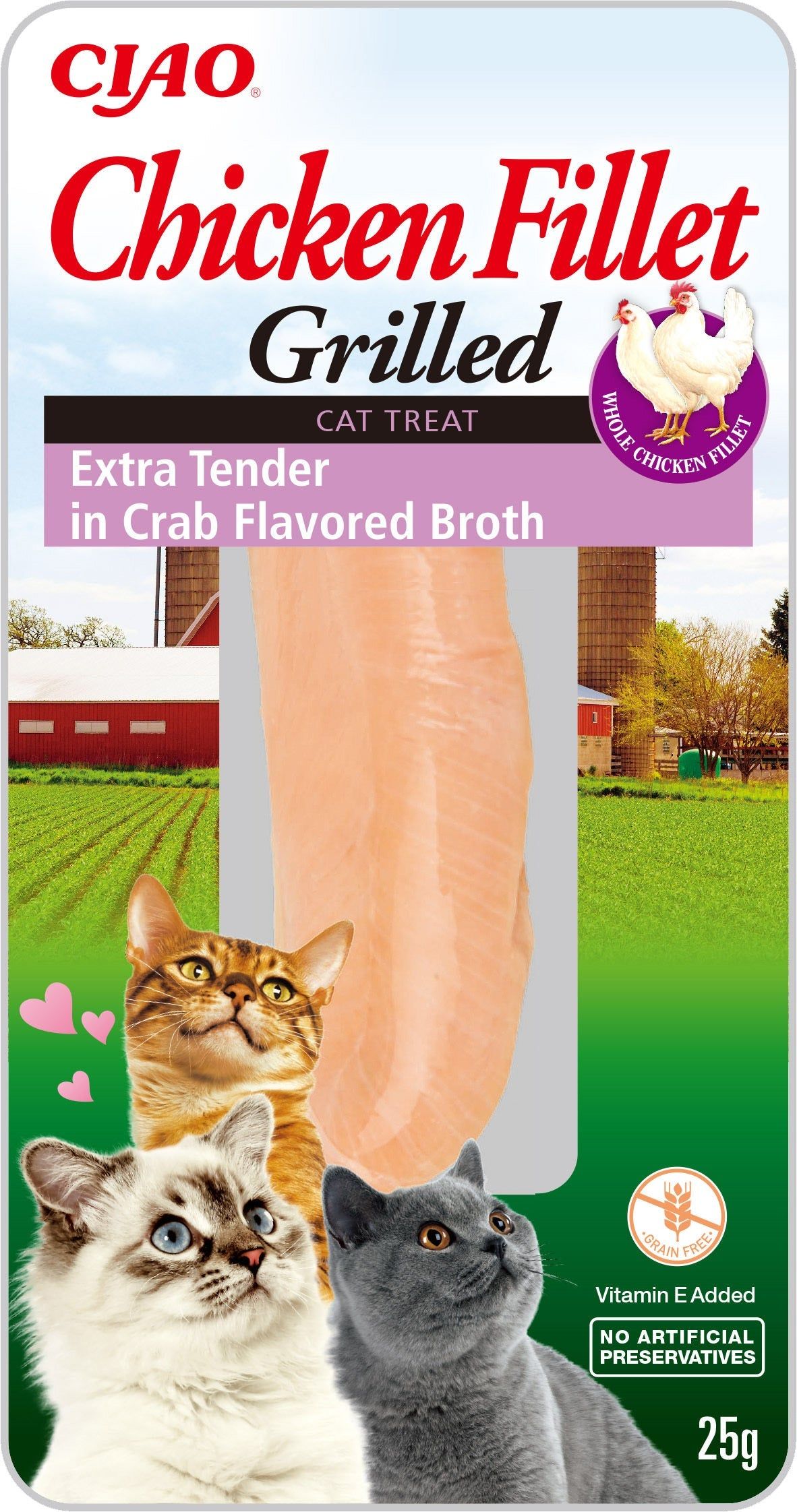Churu Grilled Chicken Extra Tender in Crab Flavored Broth