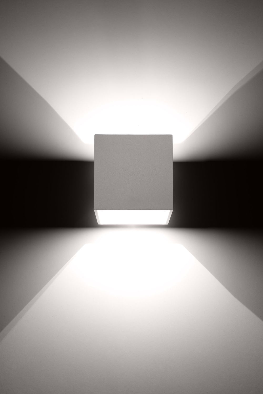 Modern Loft Design Wall Lamp: White Up/Down Square Shape - Best Quality, G9 Bulb - Perfect for All Demographics