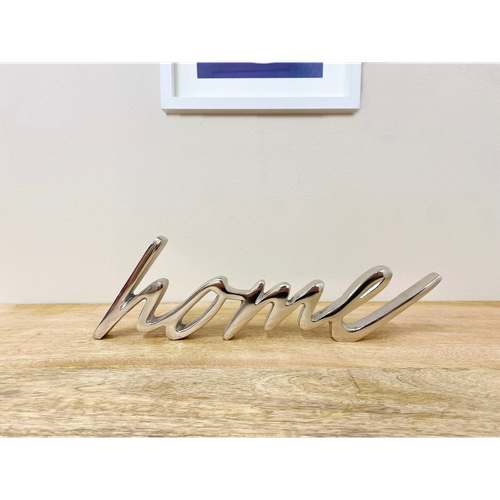 Silver Aluminium Home Ornament