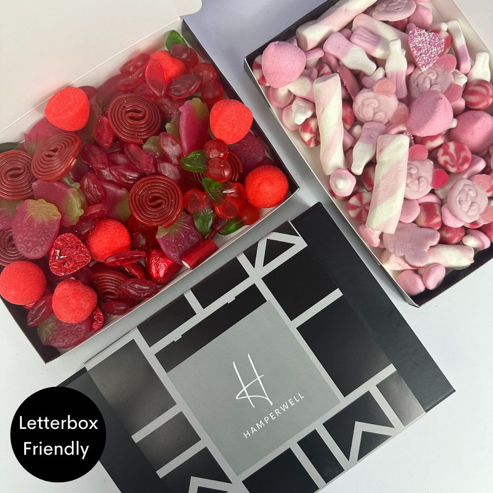 Red Sweets Letterbox Gift Hamper