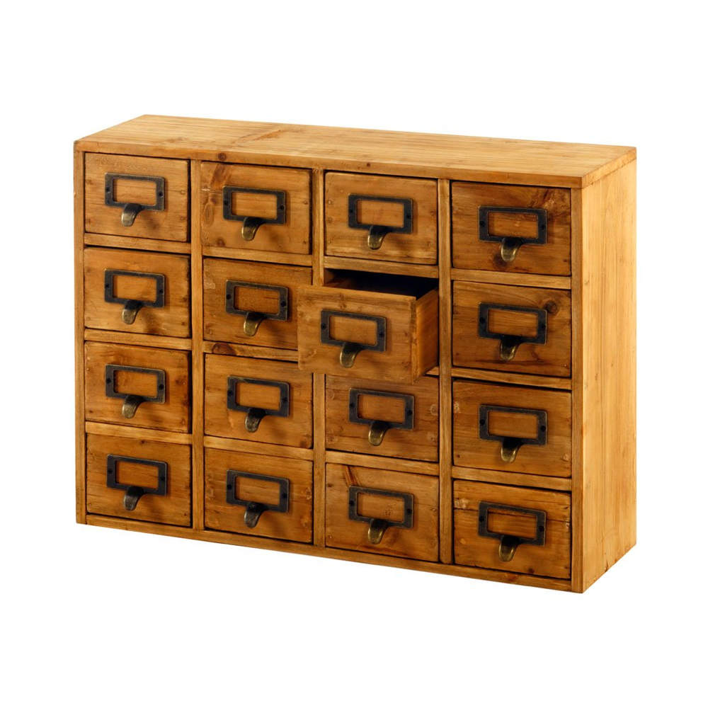 16-Drawer Storage Drawers, 35x15x46.5cm, Ideal for Crafts, Jewelry, Makeup