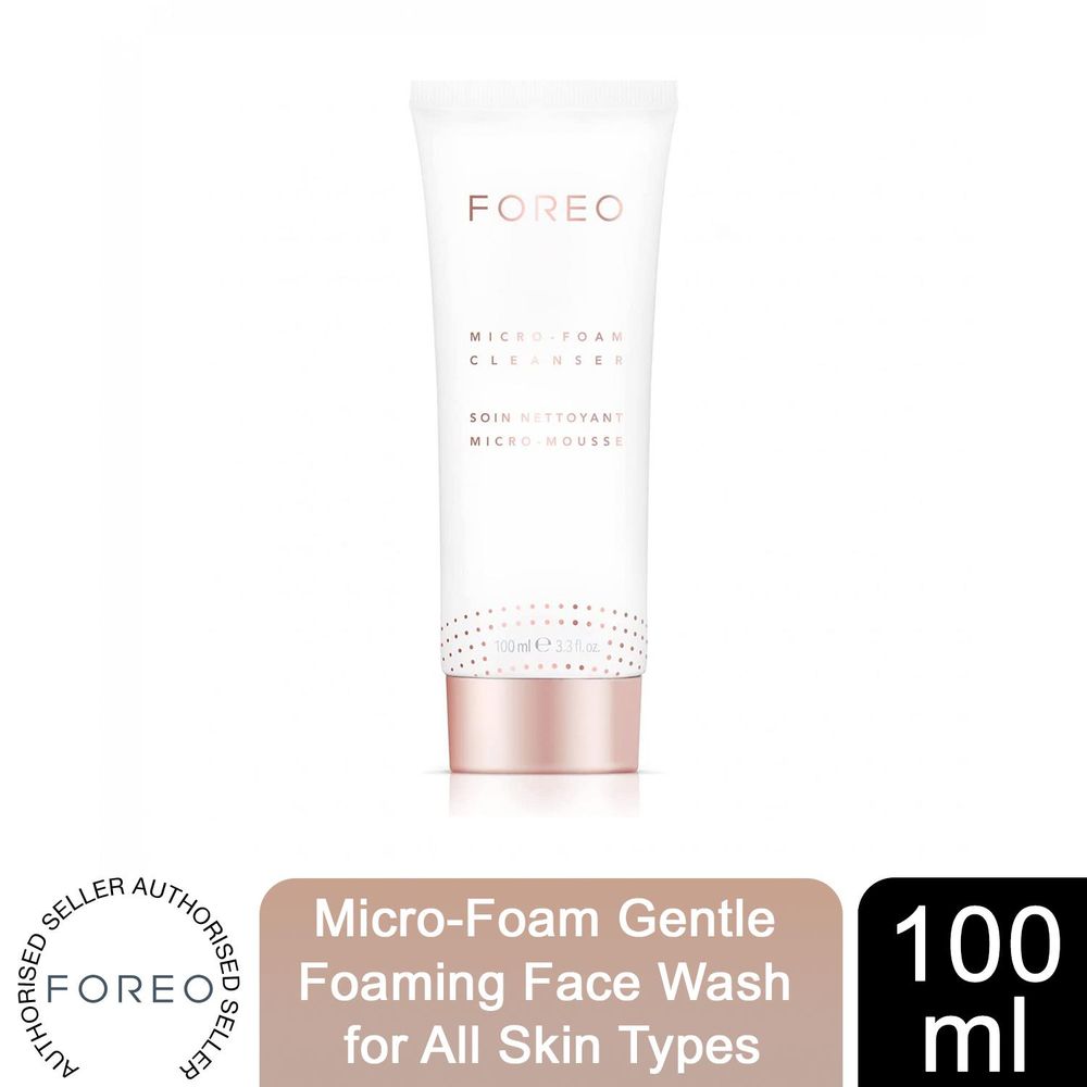 FOREO Micro-Foam Cleanser: Gentle Face Wash for All Skin Types, 100ml