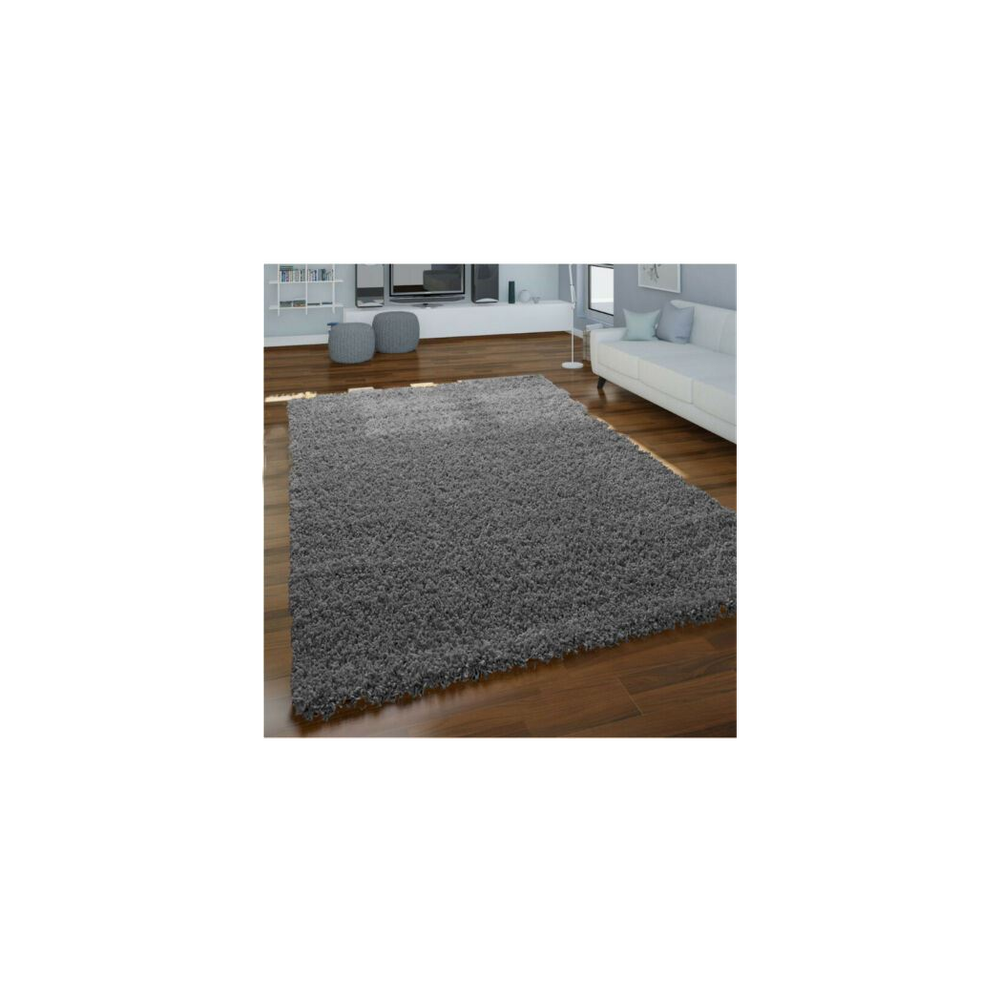Premium Grey Mix Shaggy Rug - 80x150: High Quality, Plush Feel, Contemporary Style