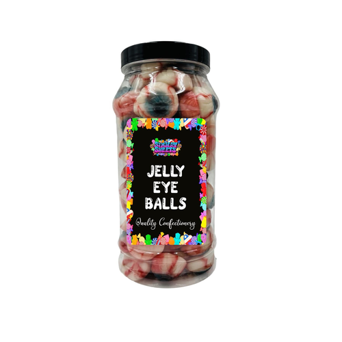 Jelly Eyeballs Sweets Gummy Retro Sweets Gift Jar - 765g