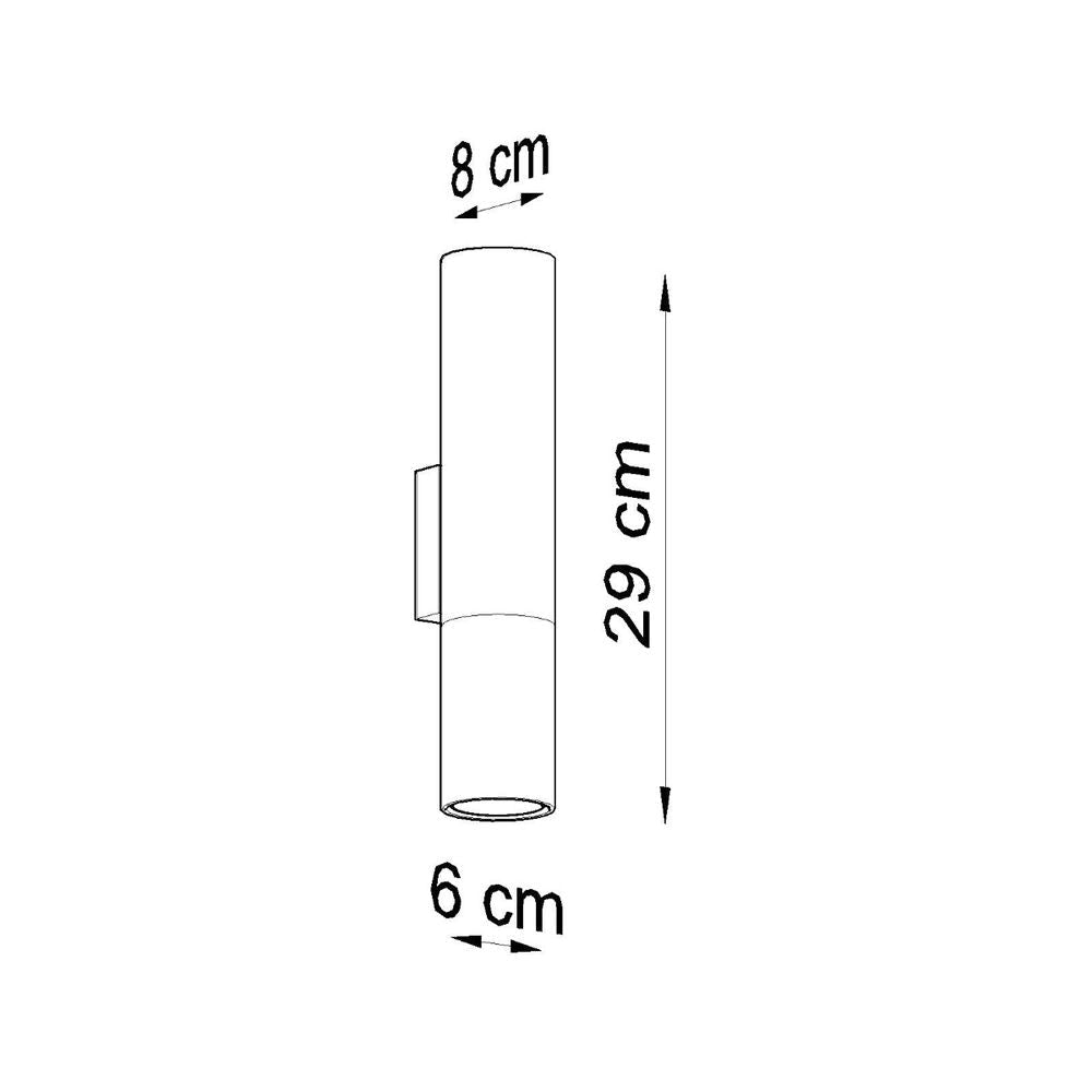 Modern Wall Lamp: Steel Loopez, GU10, High Quality