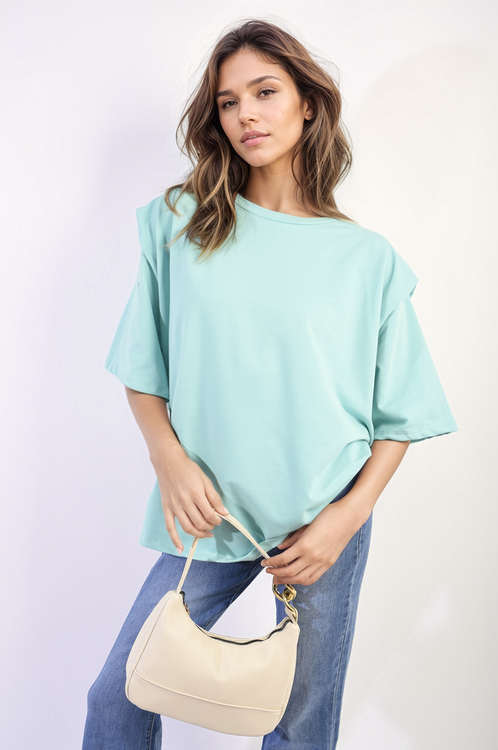 Jeanette Oversized Top - Comfortable and Chic Fashion Statement for Any Occasion!