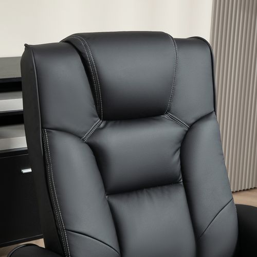 HOMCOM Reclining Armchair with Footstool and Adjustable Backrest