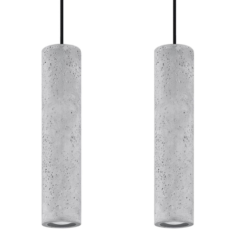 Industrial Pendant Lamp - Luvo Concrete Design - High Quality GU10