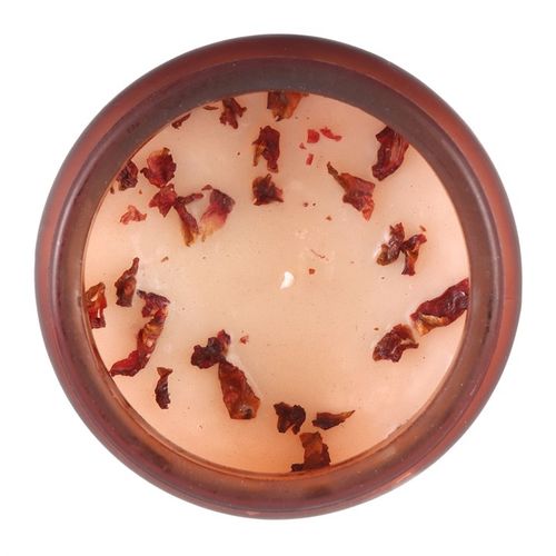 شمعة طقوس حب الذات المعطرة ببتلات الورد