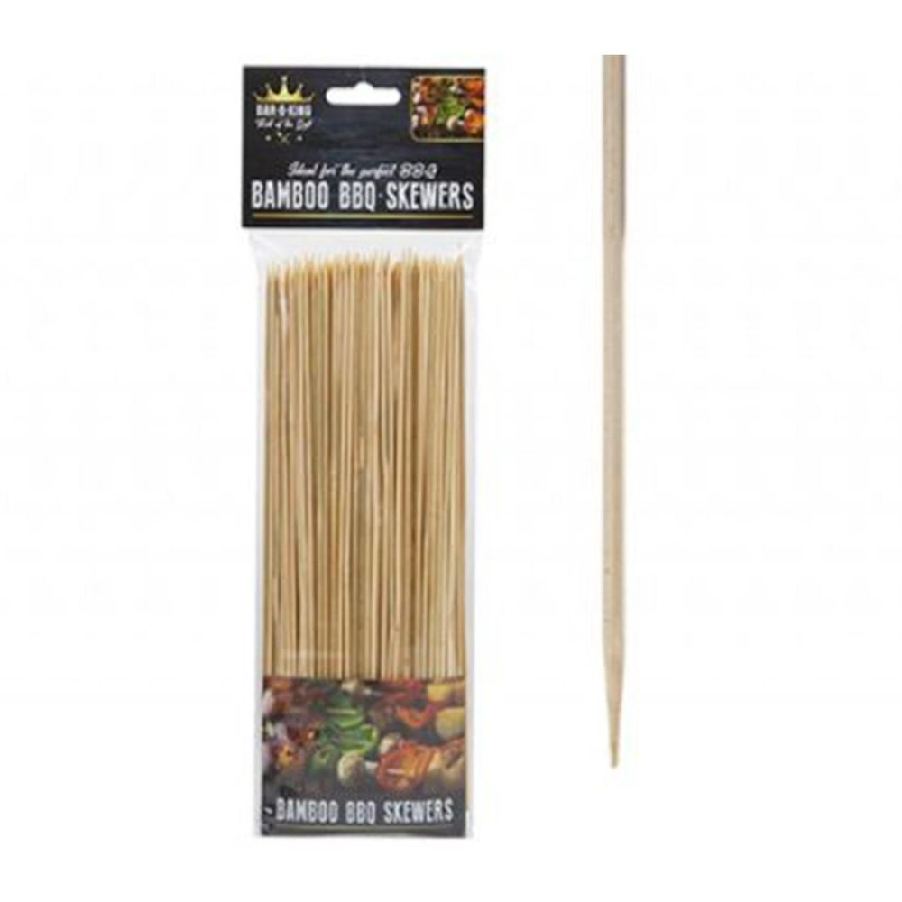 Premium Bamboo BBQ Grilling Skewers 10 Inch - 150 Toothpicks - High Quality & Durable