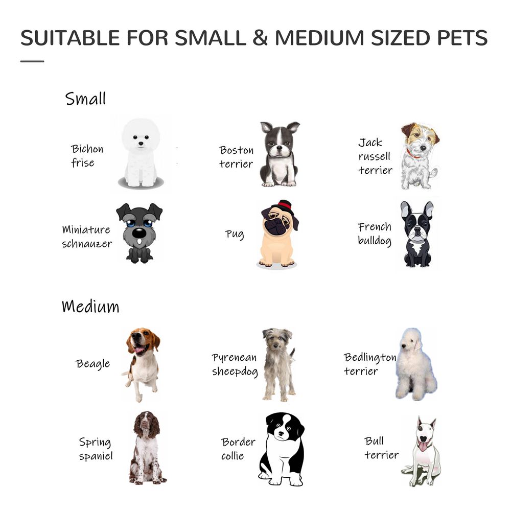 PawHut Dog Pen 8 Panels Puppy Pen Heavy Duty Pet Playpen for Indoor Outdoor for Dogs, Rabbits, Ducks 80cm High