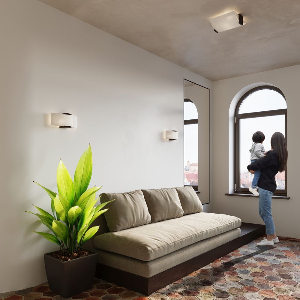 Emilio Modern Design Ceiling Lamp - Wood & Glass - High Quality E27