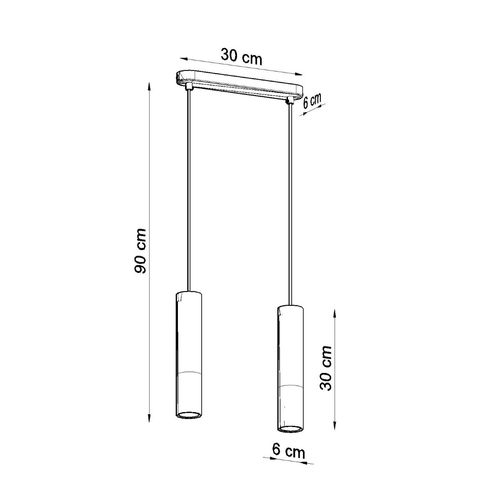Pendant lamp Steel, concrete Borgio modern Design GU10