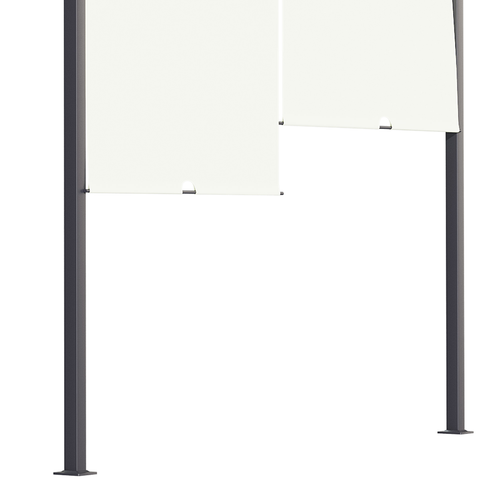 Outsunny 3 x 4m utdoor Garden Pergola with LED Lights