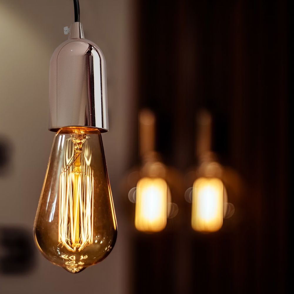Vintage Antique Retro Metal Bulb Socket Lamp Holder Lamp Shades Industrial Edison