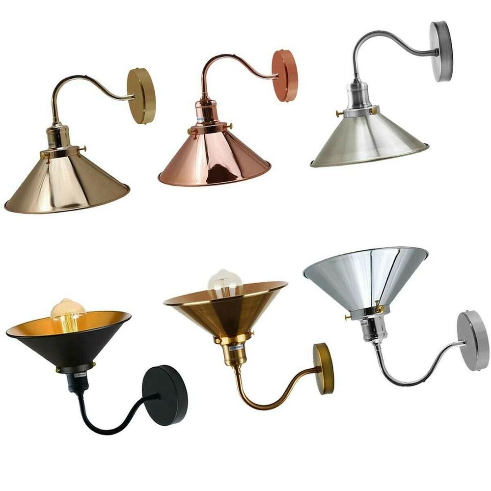 Vintage Industrial Wall Sconce Gooseneck Arm Indoor Lighting~1196