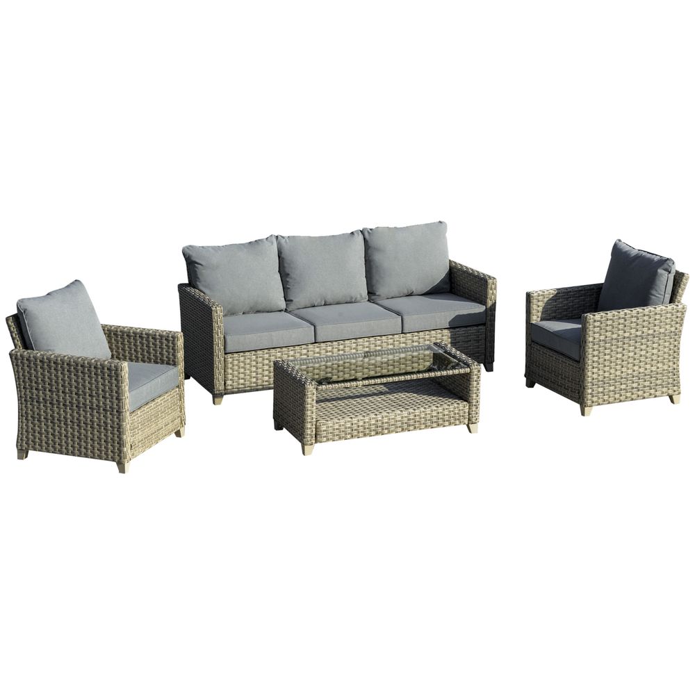 Premium Outdoor Rattan Sofa Set - Stylish and Durable Patio Furniture