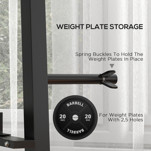 SPORTNOW 3-Tier Dumbbell Rack for Dumbbells, Kettlebells&Plates (Rack Only)