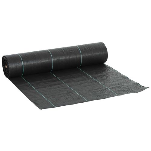 Outsunny 2m x 90m Weed Control Membrane, Heavy Duty Weed Barrier Fabric