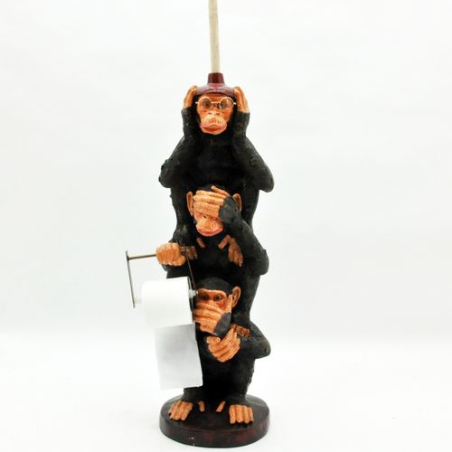 82CM MONKEY TOILET ROLL HOLDER