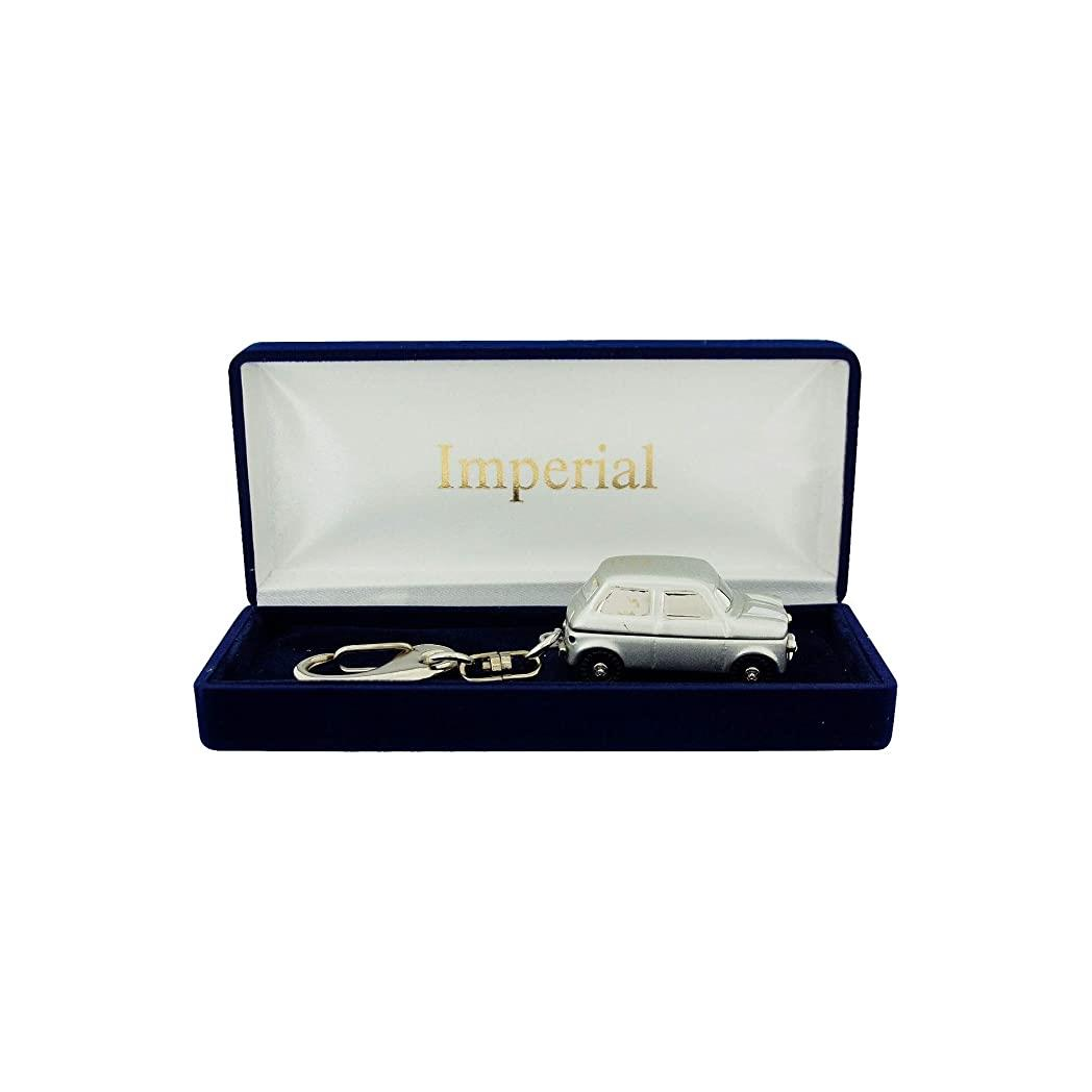 Imperial Key Chain Clock Mini Car Silver IMP732- CLEARANCE UNBOXED NEEDS RE-BATTERY