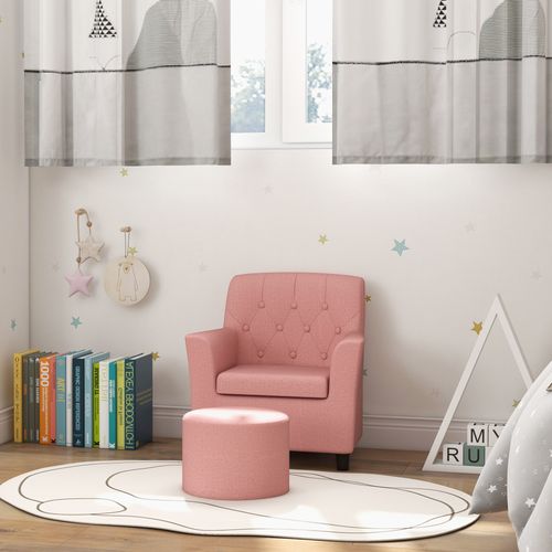 AIYAPLAY Kids Sofa Set with Footrest for Playroom Bedroom