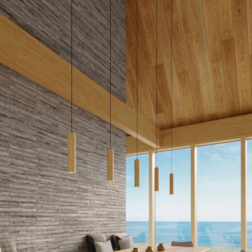 Scandinavian Design Wood Pendant Lamp - High Quality GU10