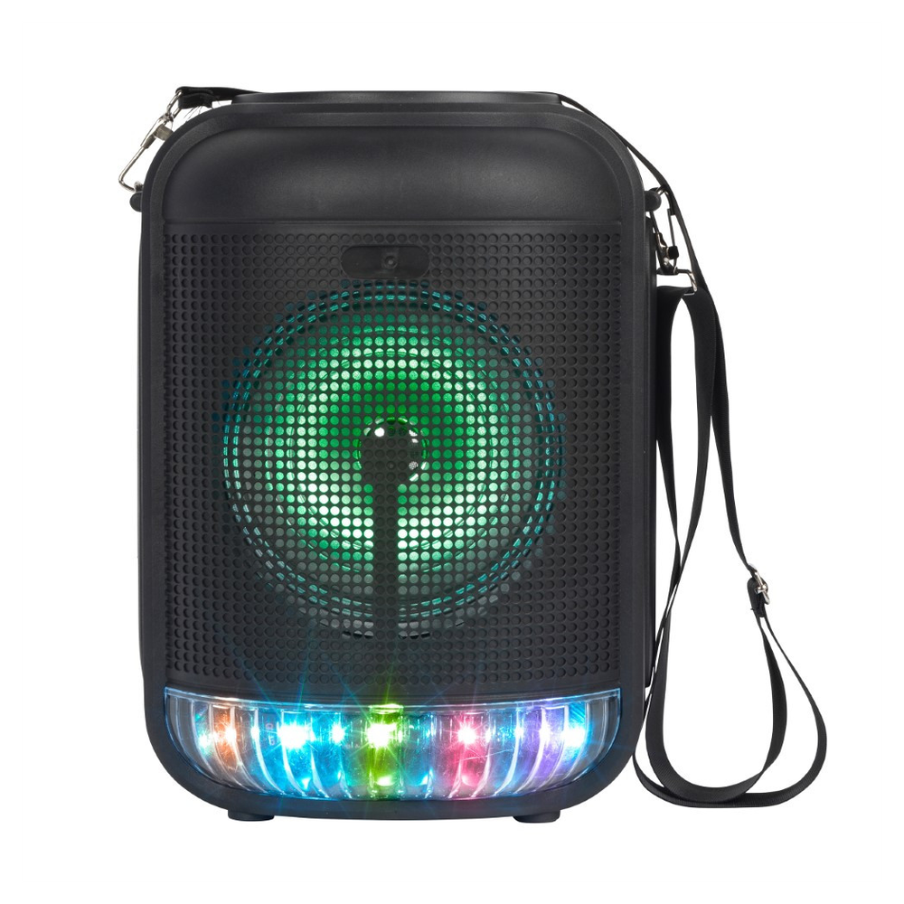 INTEMPO WDS490 LED BLUETOOTH PARTY SPEAKER KARAOKE BLK