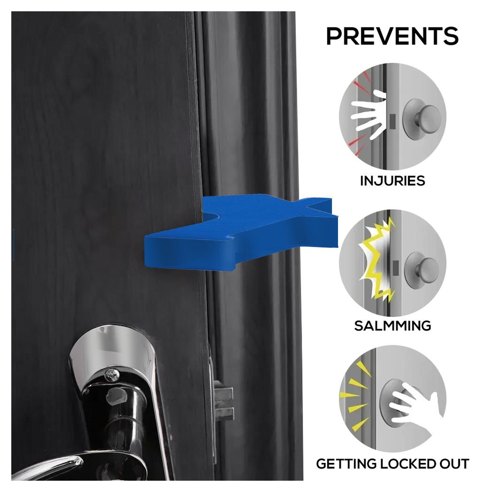 Jocca Home House Shaped Soft & Safe Door Stopper for Babies Protection, Pk of 2