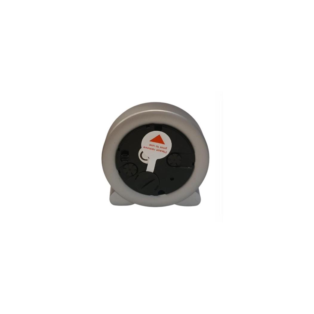Imperial Mini Travel Alarm Clock Silver IMP605S
