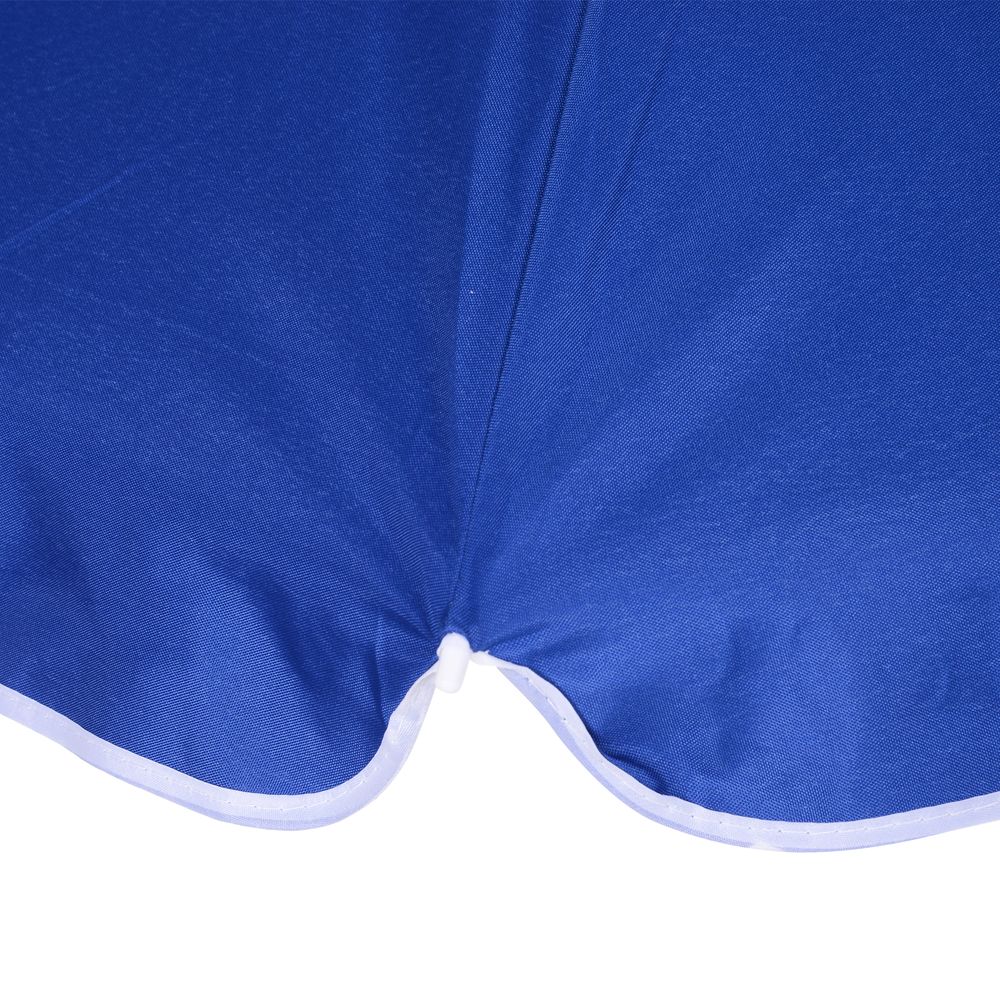 Premium 1.7m Beach Umbrella: Tilt Sun Shelter w/ Bag -Top Quality, Blue Outsunny