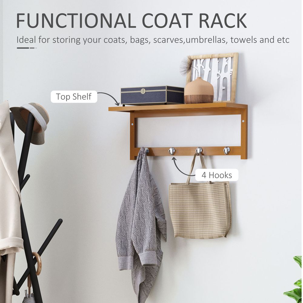 Wall Clothes Rack, 50Lx17Wx20H cm