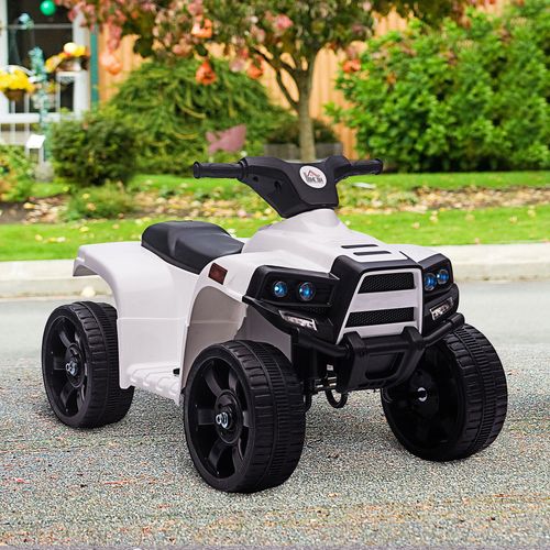 6 V Kids Ride on Cars Electric ATV for 18-36 months Toddlers Black䗧