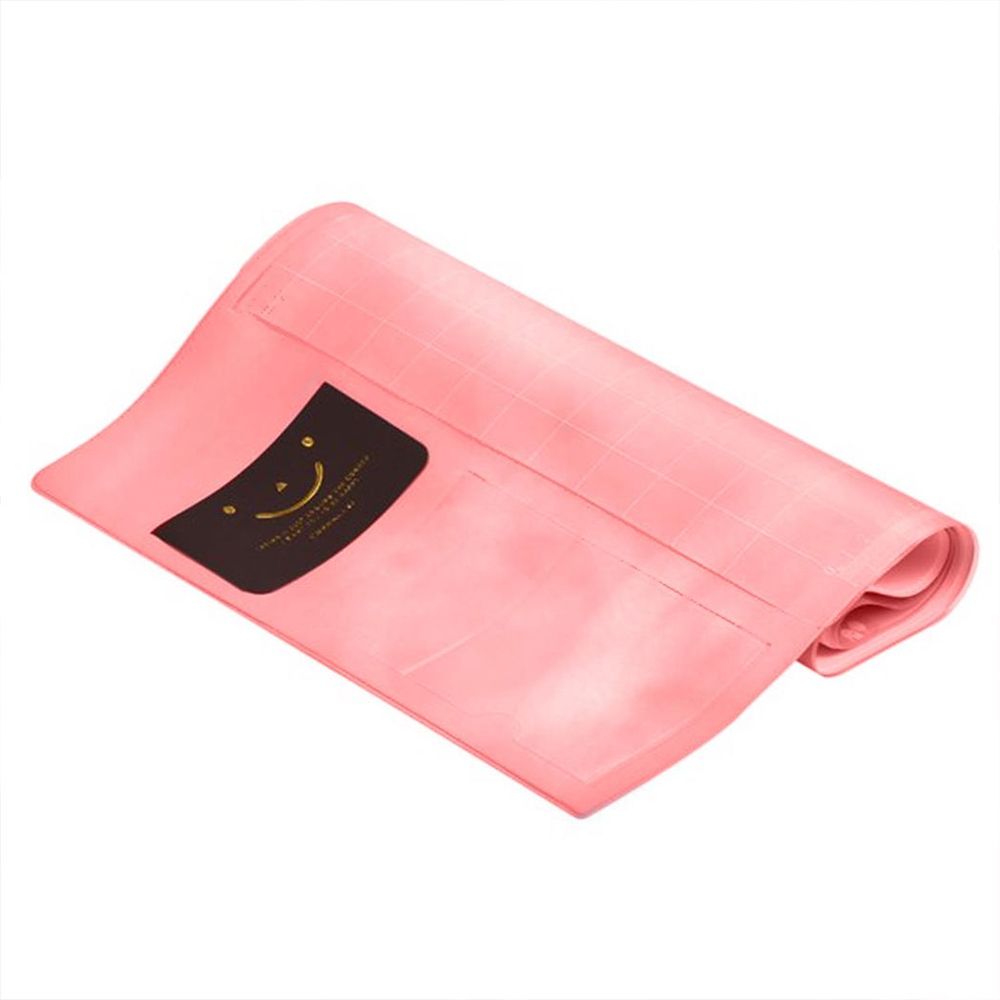 AQ Multifunctional Pink Office Desk Mouse Mat: Eco-friendly, PVC+DS Material - Calendar, Phone Holder & More!