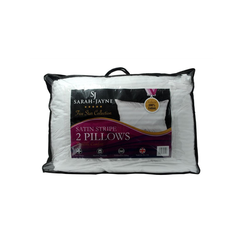 Ultrabounce Satin Stripe Pillow Pair