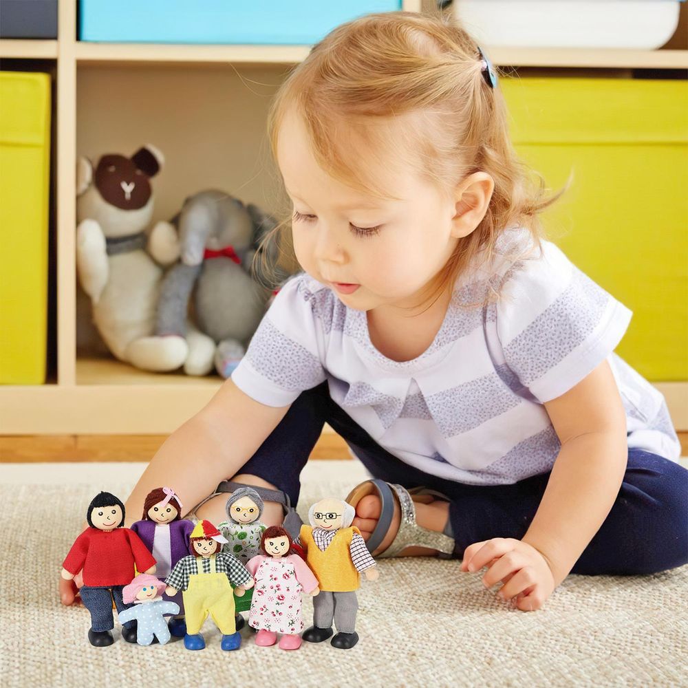 SOKA HAPPY FAMILY 7PCS - Imaginative Playset for Creative Kids