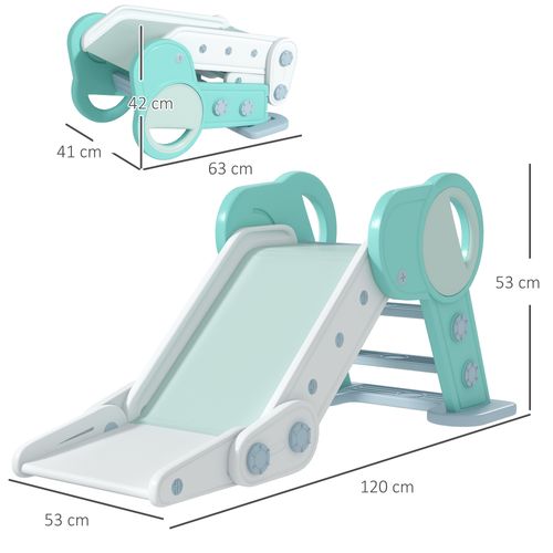 AIYAPLAY Foldable Kids Slide, Baby Slide for 1.5-3 Years