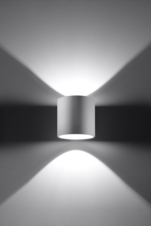 Wall Lamp ORBIS 1 White Round Shape Modern Loft Design LED G9