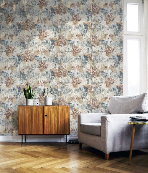 Abstract Texture Copper Navy sw12 wallpaper
