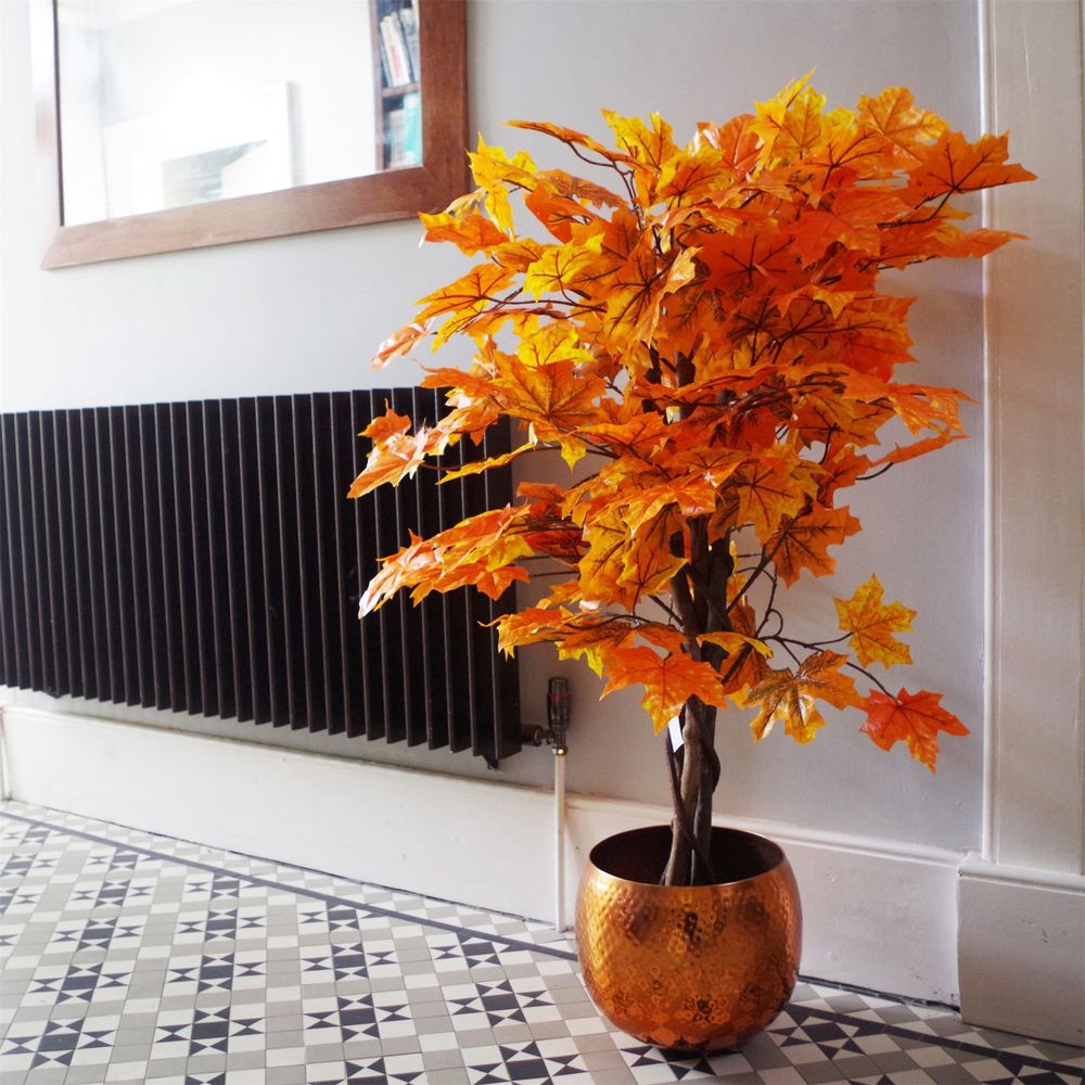 Botanik 125cm Orange Maple Acer Extra Large Artificial Tree