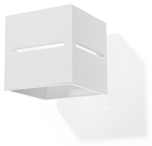 Wall Lamp LOBO White Up/Down Square Shape Modern Loft Design G9