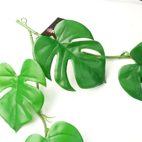6 x 180cm Artificial Hanging Trailing Monstera Plant