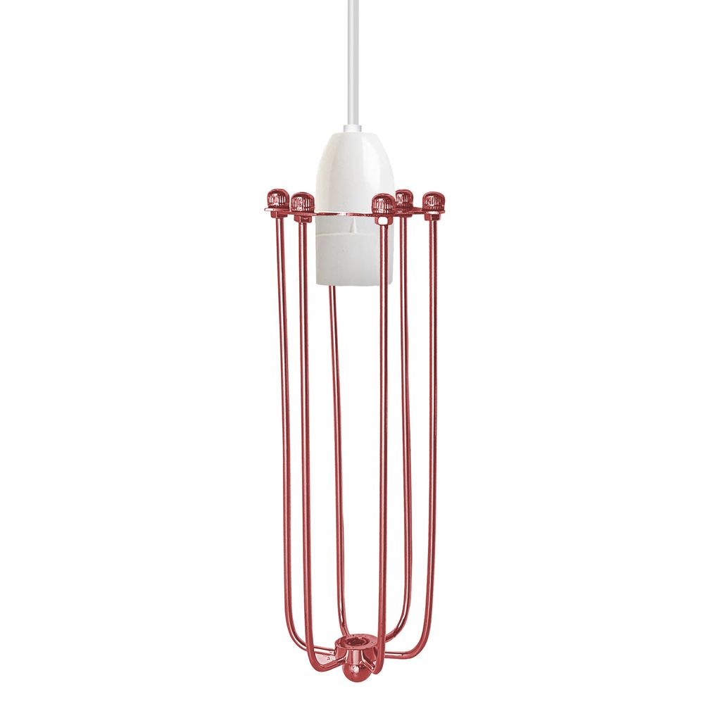 Vintage Industrial Rustic Lampshade - Rose Gold Cage Frame - High-Quality Metal - Perfect for Any Space - CE Approved