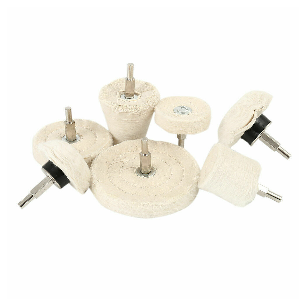 Polishing Buffing Pads Mop Wheel Buffer Pad Drill Kit for Car Polisher 7Pcs Set